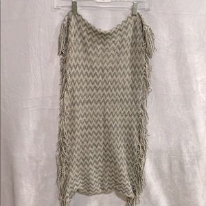 Charlotte Russe grey infinity scarf